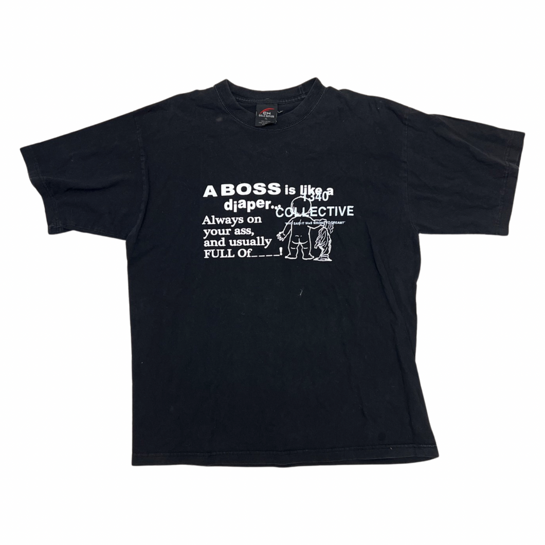 1340 BOSS - 1/1 HAND PRINTED TSHIRT (black friday 2022)