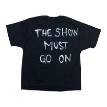 Load image into Gallery viewer, 1340 SHOW MUST GO ON - 1/1 HAND PAINTED TSHIRT (black friday 2022)
