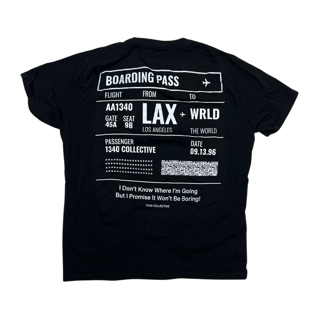 1340 BOARDING PASS - SAMPLE TSHIRT (black friday 2022)