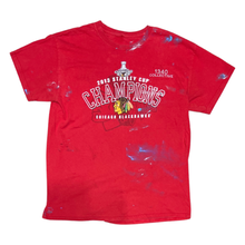 Load image into Gallery viewer, 1340 BLACKHAWKS - 1/1 HAND PAINTED TSHIRT - LARGE

