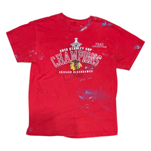 Load image into Gallery viewer, 1340 BLACKHAWKS - 1/1 HAND PAINTED TSHIRT
