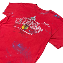 Load image into Gallery viewer, 1340 BLACKHAWKS - 1/1 HAND PAINTED TSHIRT
