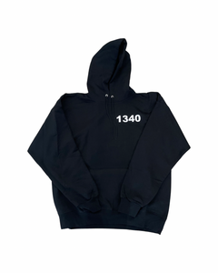 1340 Black Hoodie with Star Logo - Dreams Come True