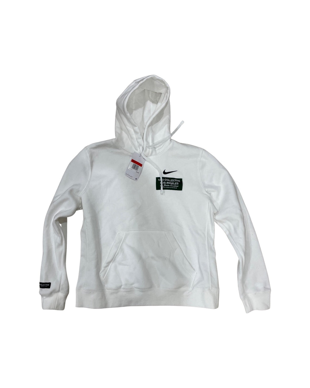 1340 PATCH - WHITE NIKE HOODIE (black friday 2022)