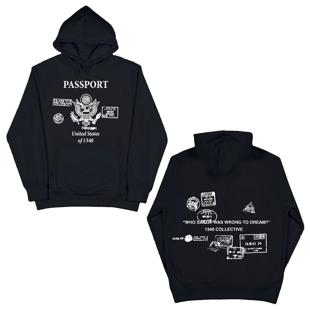 1340 PASSPORT - HOODIE (black friday 2022)