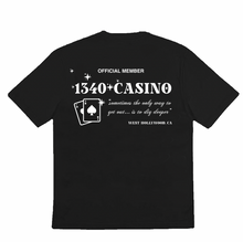 Load image into Gallery viewer, 1340 CASINO - TSHIRT (screen-printed) (Black Friday 2022)
