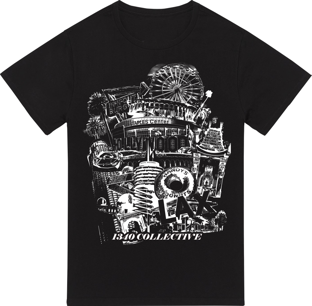 1340 LA COLLAGE T-SHIRT