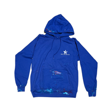 Load image into Gallery viewer, 1340 BLUE - 1/1 HAND PAINTED HOODIE

