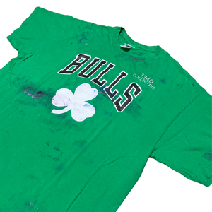 1340 BULLS - 1/1 HAND PAINTED TSHIRT - XL