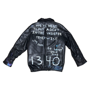 1340 LEATHER JACKET - 1/1 HAND PAINTED