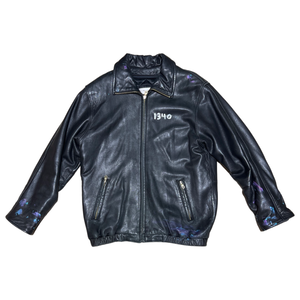 1340 LEATHER JACKET - 1/1 HAND PAINTED