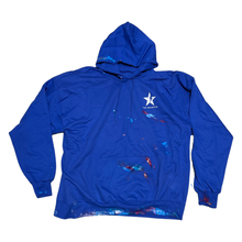 Load image into Gallery viewer, 1340 BLUE - HAND PAINTED HOODIE
