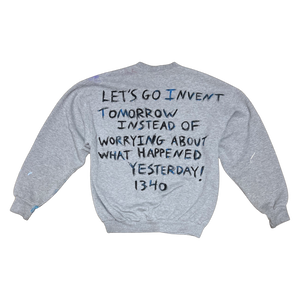 1340 RUSSEL - 1/1 HAND PAINTED CREWNECK