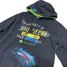 Load image into Gallery viewer, 1340 JOHN DEERE - 1/1 HAND PAINTED HOODIE - MEDIUM
