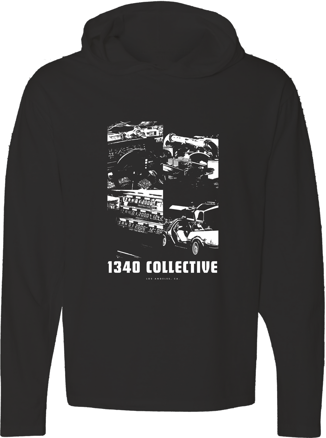 BACK TO 1340 LONG SLEEVE HOODIE (thin)